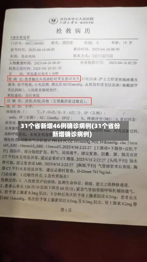 31个省新增46例确诊病例(31个省份新增确诊病例)-第3张图片