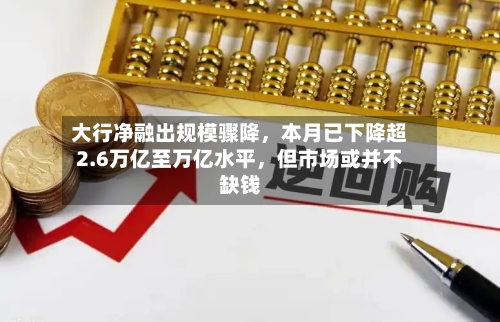 大行净融出规模骤降,本月已下降超2.6万亿至万亿水平,但市场或并不缺钱