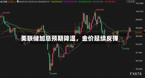 美联储加息预期降温,金价延续反弹